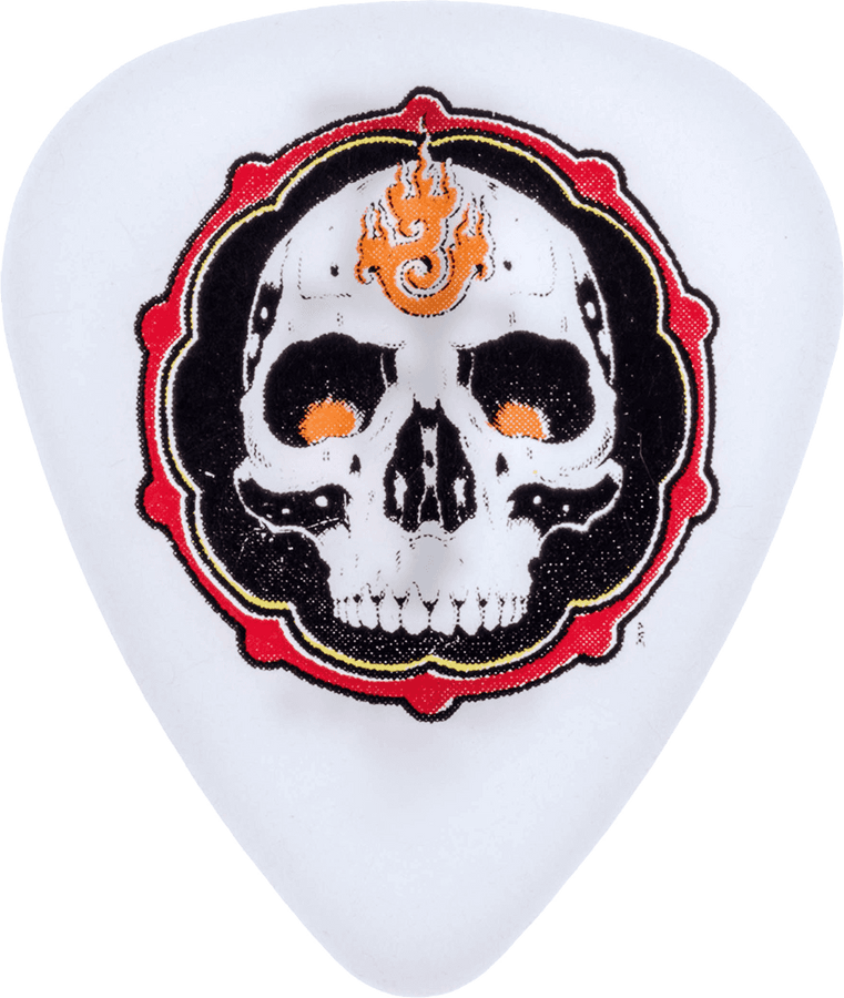 36 x 0,73mm Blackline II Alan Forbes Flame Skull White
