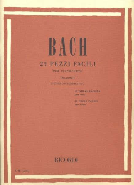 BACH J.S. - 23 PEZZI FACILI PER PIANOFORTE + CD
