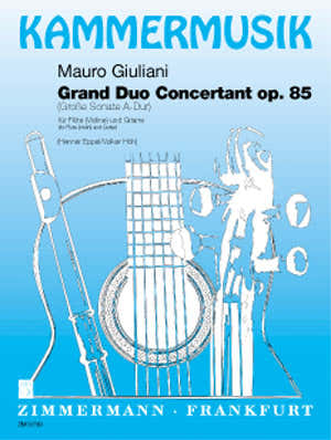 Giuliani M. - Grosse Sonate Op. 85 - Flute (violon) et Guitare