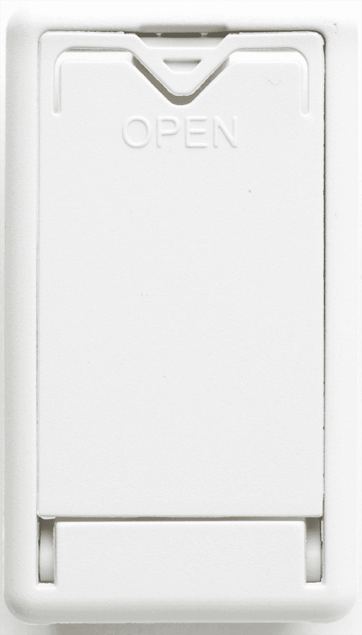 WHITE BATTERY COVER