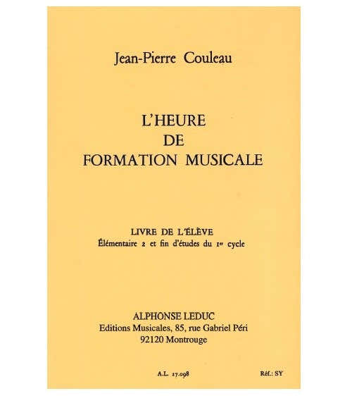 L'heure de formation musicale - Elém. 2 - Elève
