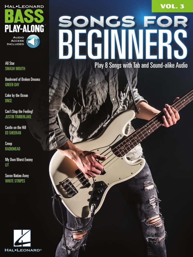 Songs For Beginners Hal Leonard Bass PLAY-along Vol.3