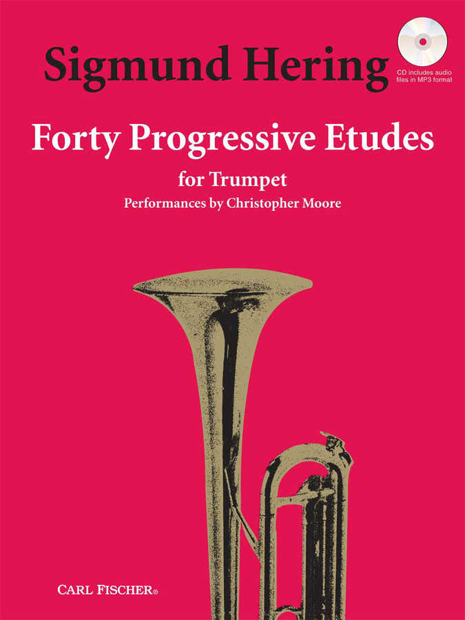 Hering - 40 Etudes Progressives Pour Trompette + Audio En Ligne