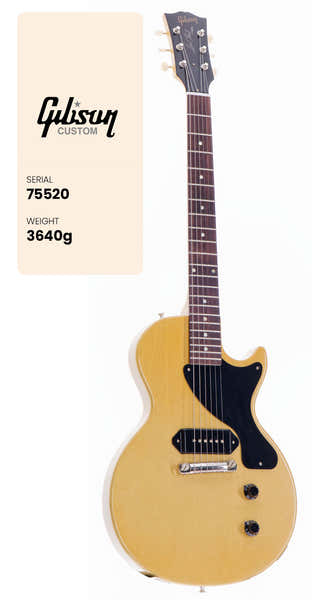 Les Paul Junior 1957 Vos TV Yellow Cs Hrc