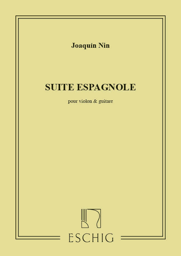 NIN - SUITE ESPAGNOLE - VIOLON ET GUITARE