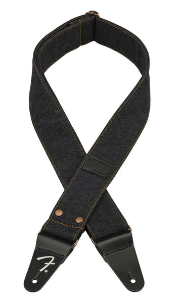 X Wrangler Correa de denim remachado Negra