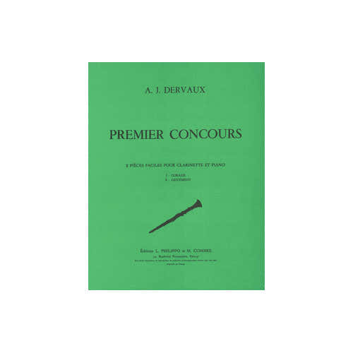 Dervaux - 1ier Concours (coralie+gentime - Clarinette et Piano