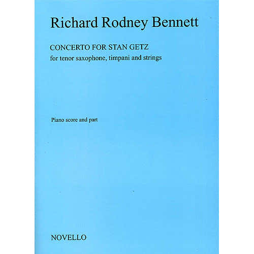 Concerto For Stan Getz (Saxophone/Piano)