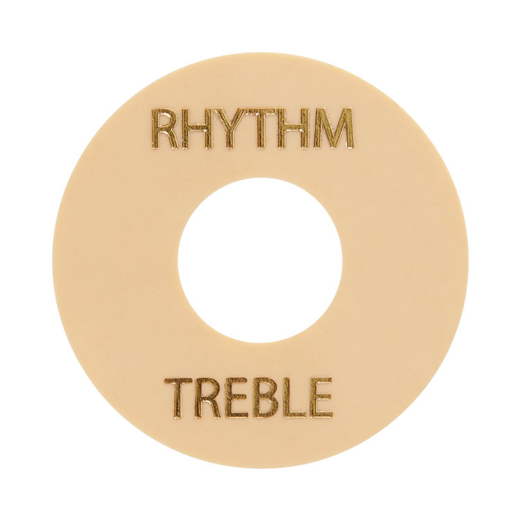 PARTS TOGGLE SWITCH WASHER CREAM GOLD IMPRINT