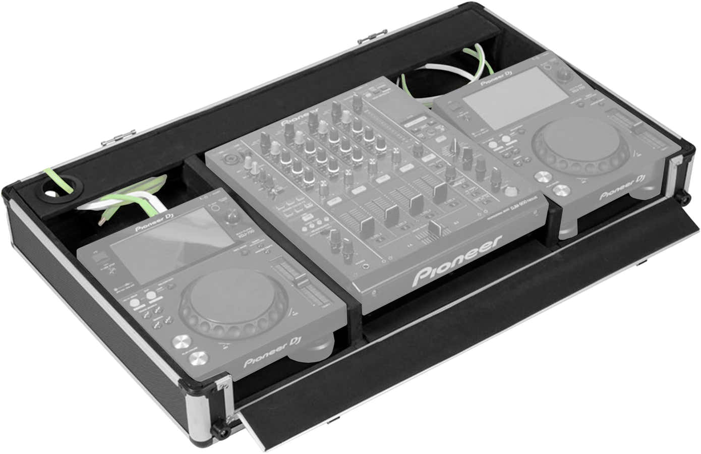Estuche para cabina 10 / 12'' XDJ700 y DJM750 Plata