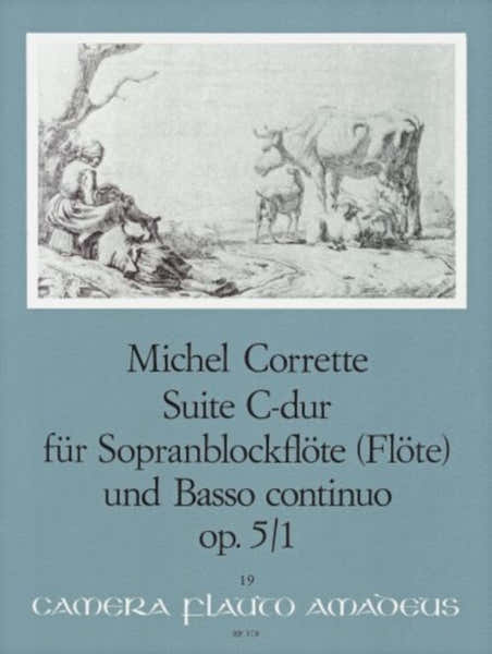 Corrette M. - Suite C-dur Op. 5/1 - FLB Soprano et BC