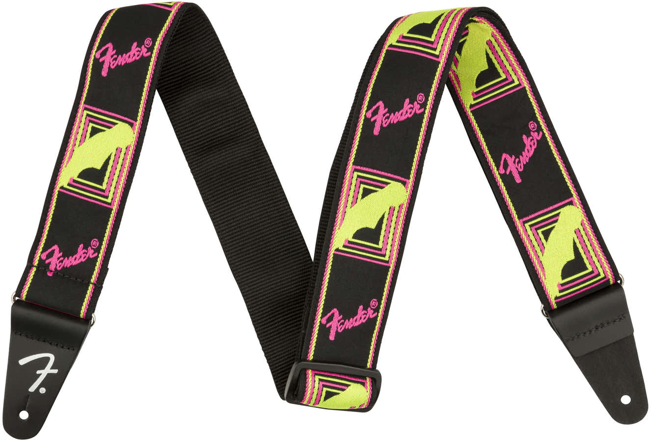 NEON MONOGRAMMED STRAP YELLOW/PINK