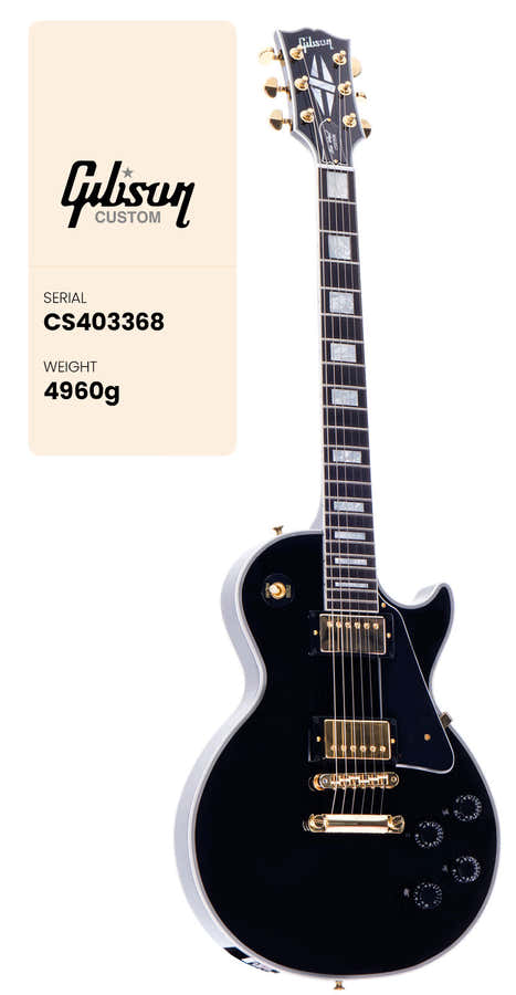 Les Paul Custom Ebony CS MC