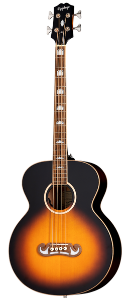 Epiphone J-200 Studio El Capitain Bass Aged Vintage Sunburst Modern Ibgcs