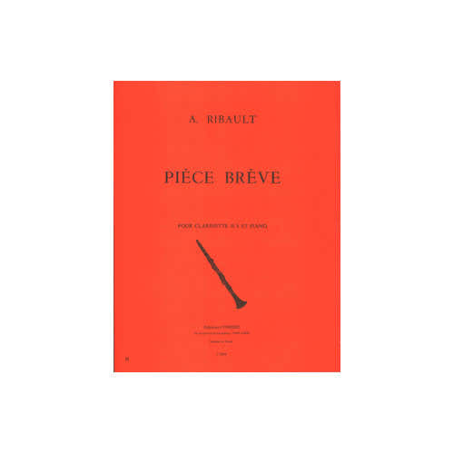 Ribault - Pièce Brève - Clarinette et Piano