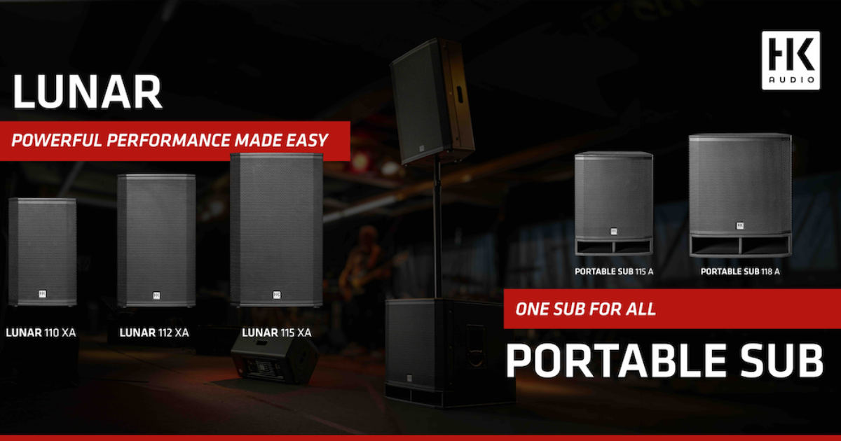 HK Audio LUNAR et PORTABLE SUB : la sono plug-and-play
