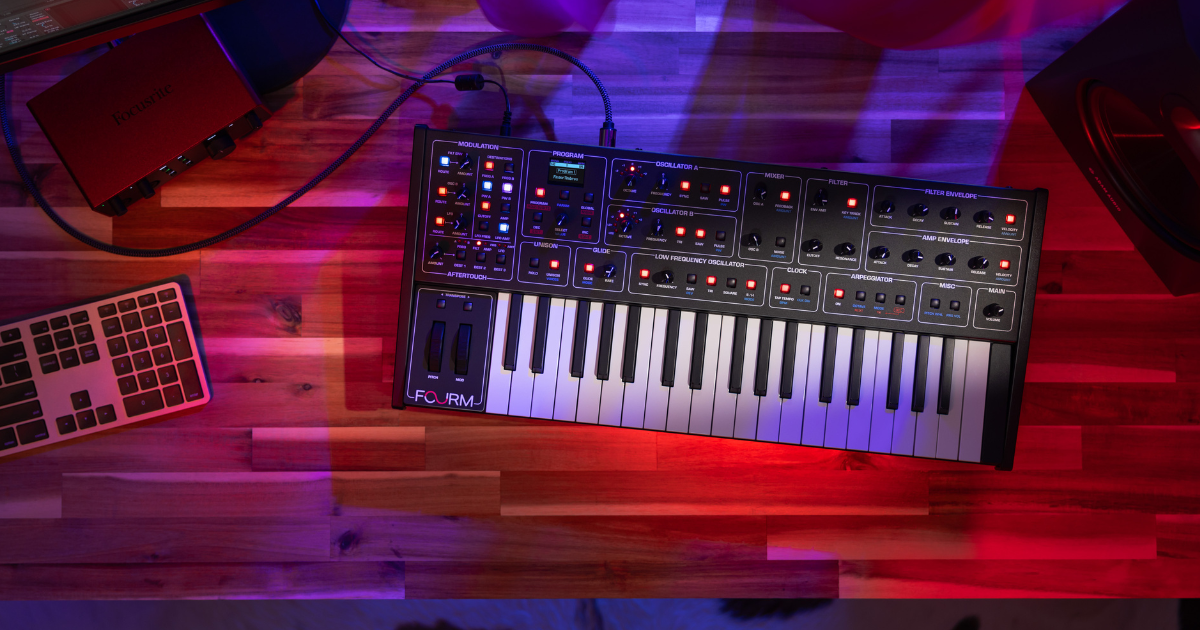 Sequential FOURM : le nouveau synthé analogique  qui réinvente l’expressivité