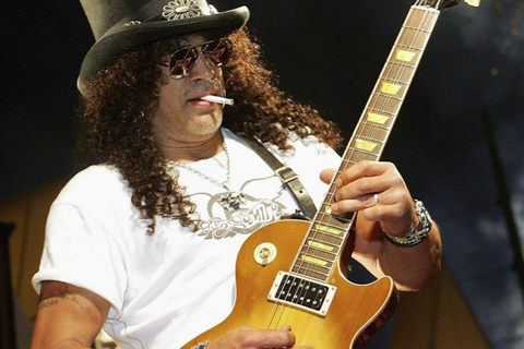 Slash y su Gibson Les Paul: el icono del hard rock de los años 80-90