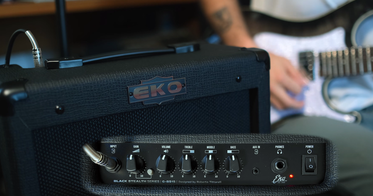 Eko Stealth Black : j’ai testé la gamme d’amplis qui mise tout sur la simplicité