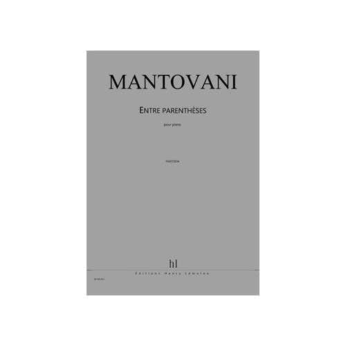 Mantovani - Entre Parenthèses - Piano