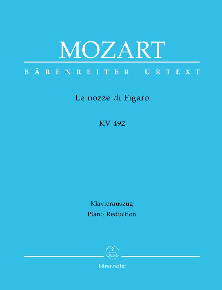 MOZART W.A. - LE NOZZE DI FIGARO KV 492 - VOCAL SCORE