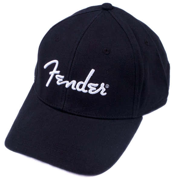 Gorra Fender Original, Negro, Talla única adaptable