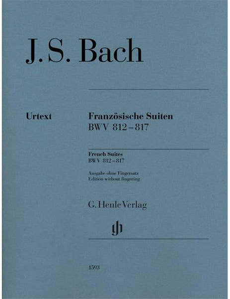 Bach J.S. - Suites Francaises BWV 812-817 (sans Doigtes)