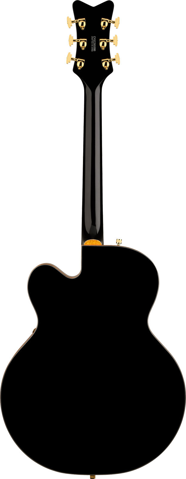 Synchromatic Falcon de cuerpo hueco Single-Cut con Bigsby EBO Negro