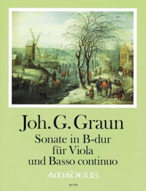 Graun J.G. - Sonata en Sib mayor - Viola y piano