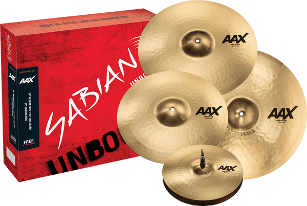 25005XCPB Pack AAX Promotional Set 14/16/21 + 18" +90 DÍAS DE PRUEBA DRUMEO