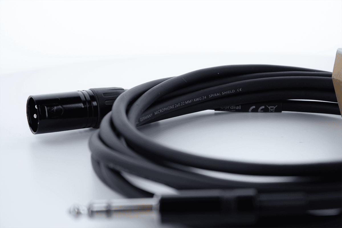 Cable de Audio XLR Macho / Jack Estéreo - 1 M