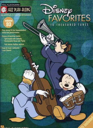 Jazz Play Along Vol.93 Disney Favorites + CD