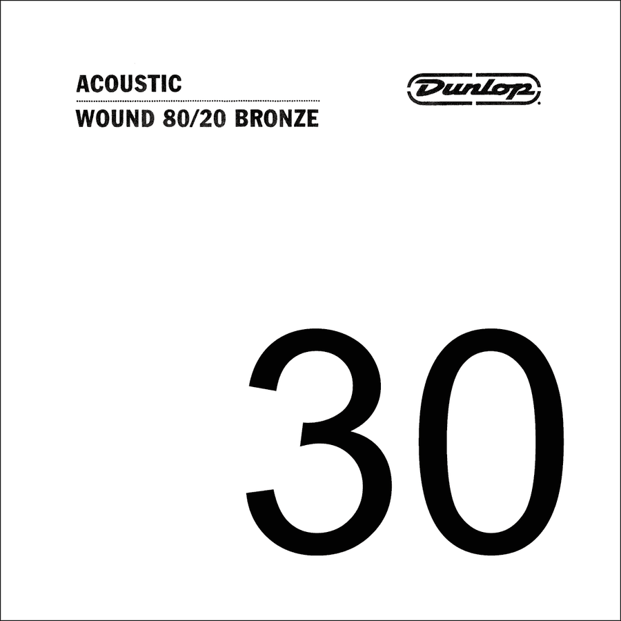 ACOUSTIC STRING 80/20 BRONZE .030 THREADED