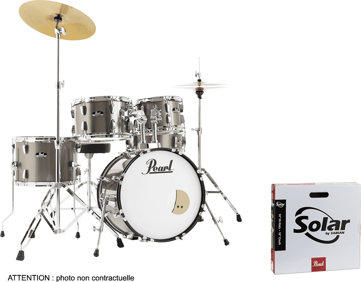 ROADSHOW JAZZ 18 BRONZE METALLIC + SOLAR CYMBALS