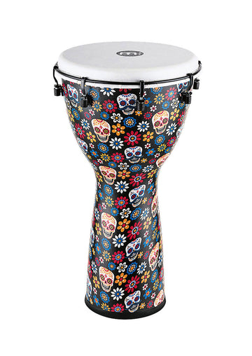 PERCUSSION 12" ALPINE SERIES DJEMBE SYNTHETIC HEAD DAY OF THE DEAD - ADJ12-DA