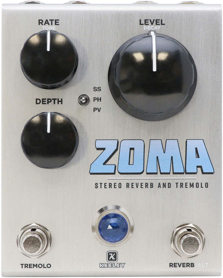 Zoma Reverb estéreo Tremolo