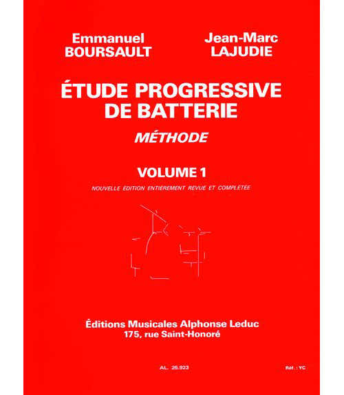Ã‰tude Progressive De Batterie Vol.1 - Boursault, Lajudie