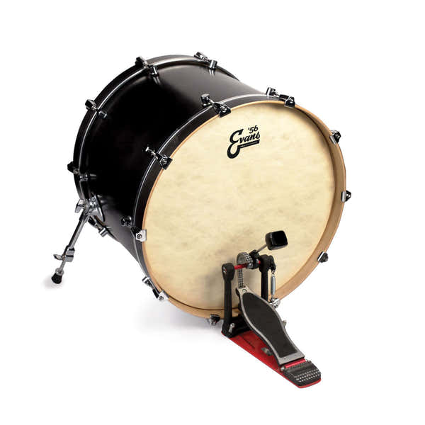 Evans EQ4 Calftone 16 para tom de suelo convertido en bombo