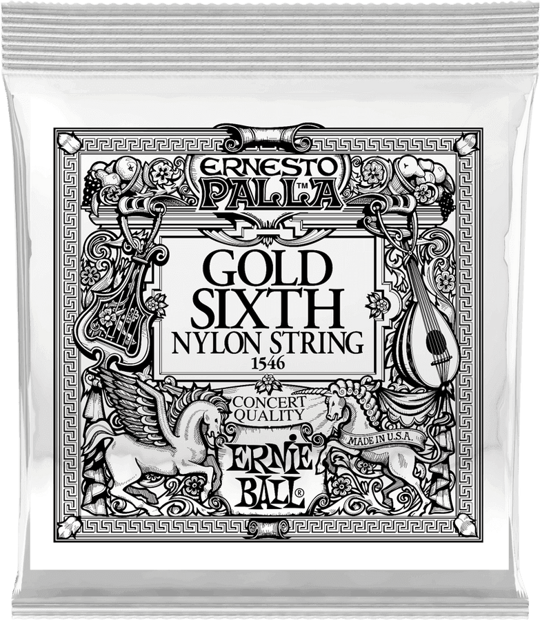 GOLD 6TH ERNESTO PALLA NYLON CLASSICAL GUITAR STRINGS