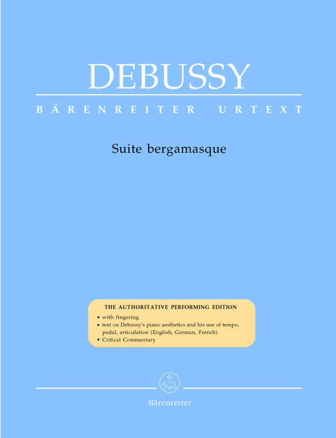 DEBUSSY CLAUDE - SUITE BERGAMASQUE - PIANO