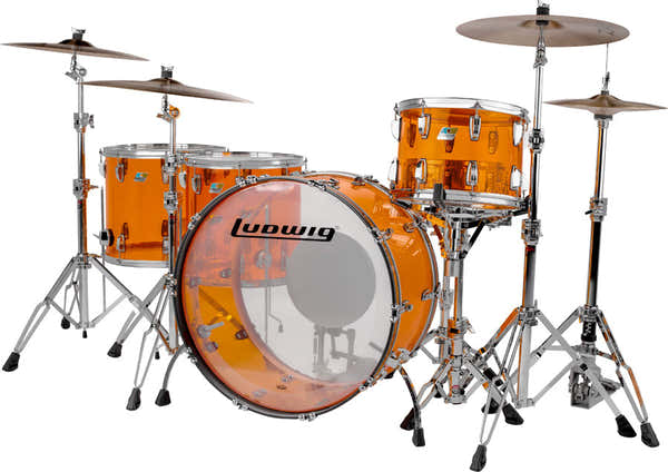 Ludwig Drums L8264Lx47 - Vistalite - Led Zep 26"/5Pcs - Ámbar
