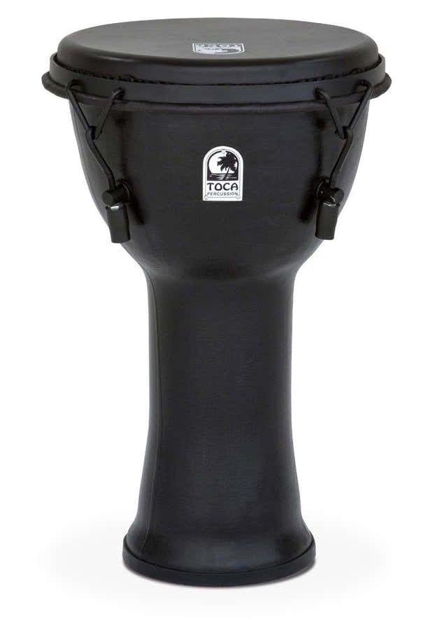DJEMBE FREESTYLE MECHANICALTUNED WITH BAG- ''BLACK MAMBA'' 14'' SFDMX-14BM