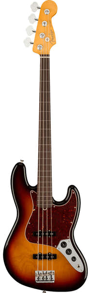 Jazz Bass Fl American Professional II Rw Sunburst de 3 colores
