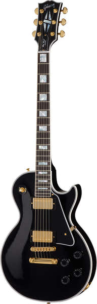Les Paul Custom Escala larga Ébano Moderno
