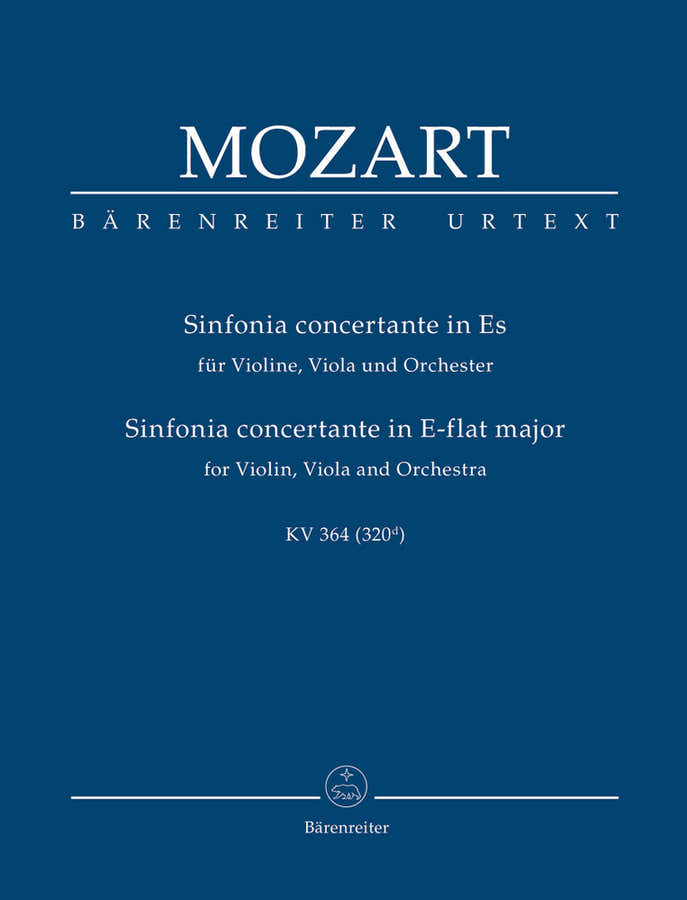 Mozart W.a. - Sinfonia Concertante KV 364 (320D) - Score