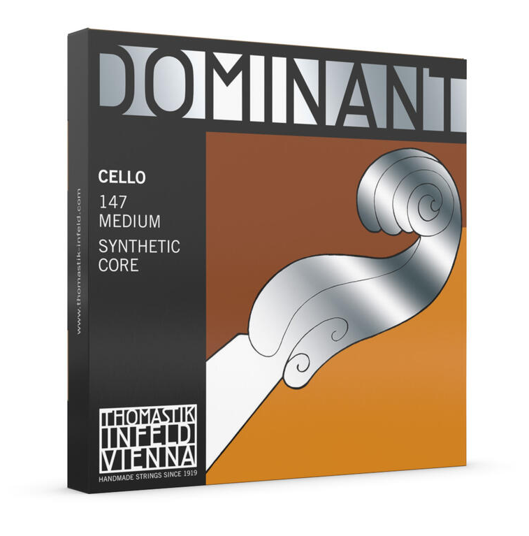 1/2 DOMINANT CELLO SET MEDIUM TENSION 147