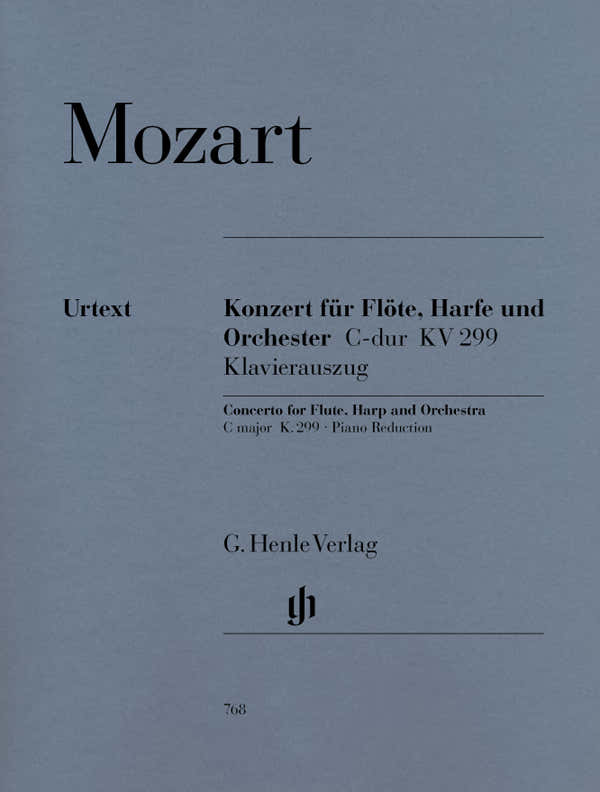 Mozart W.A. - Concerto Do Majeur Kv 299 Flute Harpe & Piano