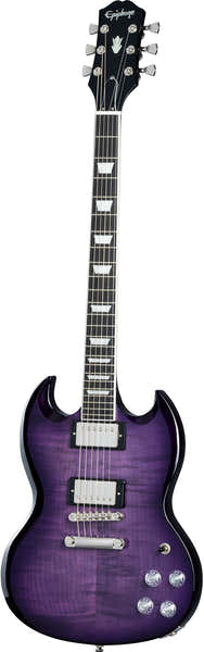 SG Modern Purple Burst flameado IBGCS