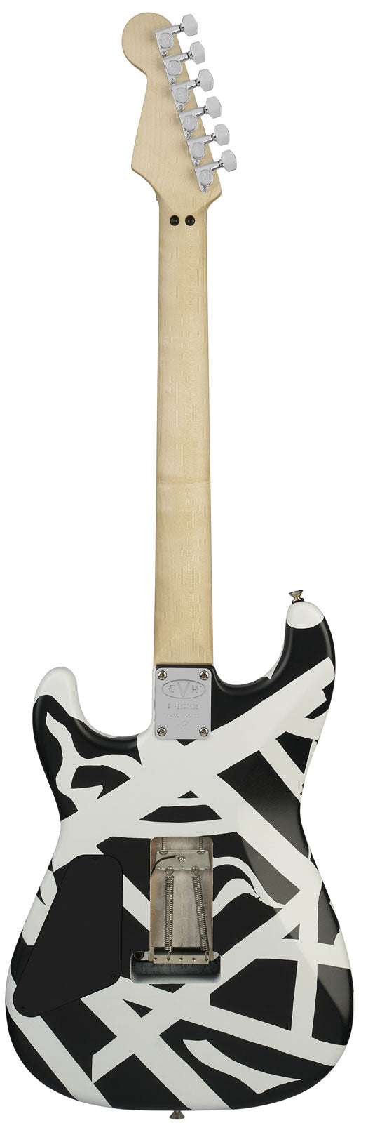 EVH Striped Series Shapes, MN Blanco y Negro