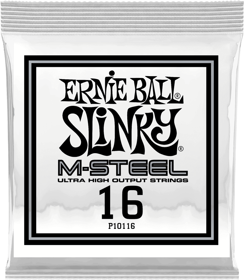 .016 M-STEEL PLAIN ELECTRIC GUITAR STRINGS